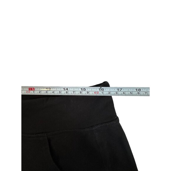 Lululemon Athletica Black Cotton Lycra Womens Wide-Leg Pants L Retired - Picture 12 of 14